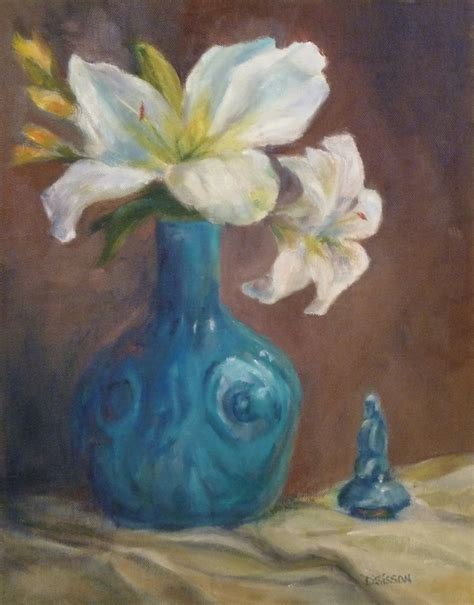 This work was acquired as part of the initial purchase in 1871 of 174 paintings bought in europe by william tilden blodgett. Daily Painting Projects: White Lilies and Turquoise Oil ...