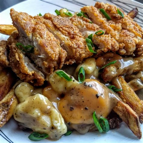 Homemade Fried Chicken Poutine Rfood