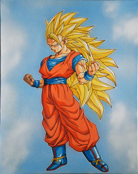 Son Goku Ss3 By Dhemo On Deviantart