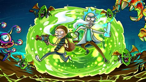 1920x1080 Rick And Morty In Another Dimension Illustration Laptop Full
