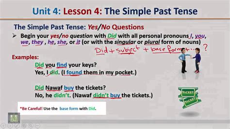 Grammar U 4 L 4 The Simple Past Tense YouTube