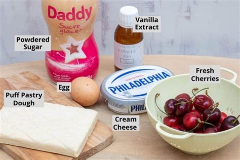 Easy Cherry Danish With Puff Pastry Vanilla Bean Cuisine Recipes