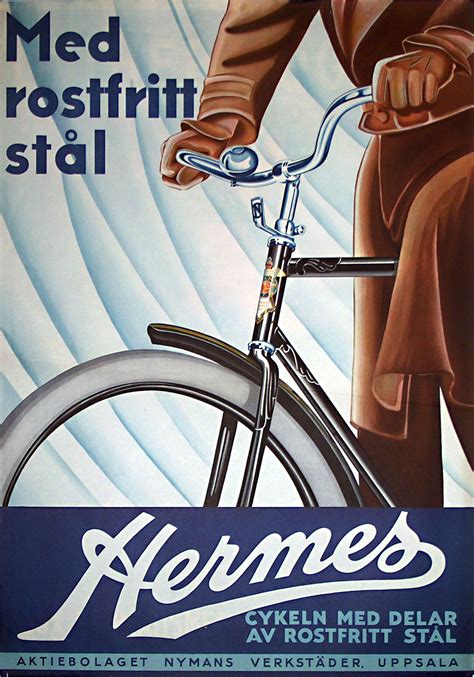 Original Vintage Poster Hermes Bicycle Sold