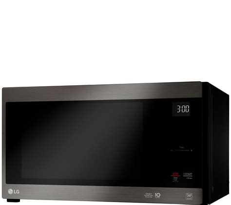 Lg Neochef Cu Ft Countertop Microwave Black Stainless Qvc Com