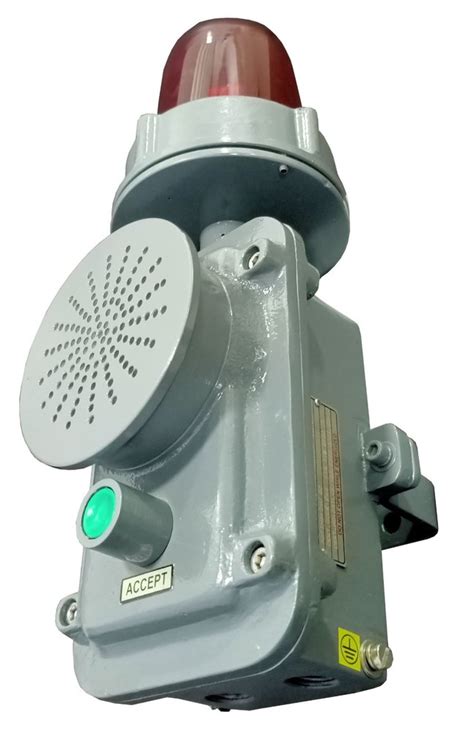 Flameproof Hooter With Flasher Flameproof Audio Visual Signaling
