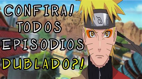 Bomba Naruto Shippuden Volta Com Todos Os 500 EpisÓdios Youtube