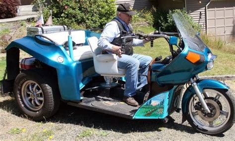 In english, we often use the word trike for a three wheeled motorcycle. Bremerton man recycles auto parts for a custom-built 3 ...