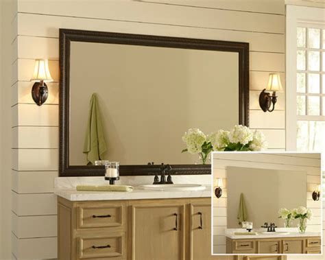 Framed Bathroom Mirror Houzz