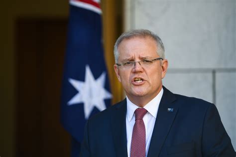 Scott morrison, australian conservative politician who became leader of the liberal party and prime minister of australia in august 2018 after a alternative titles: "Don't go": Scott Morrison tells Australians not to attend ...