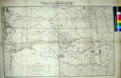 Indian Territory With Parts Of Neighboring States And Territories