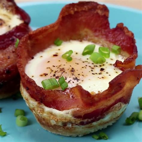 Proper Tasty On Instagram “cheesy Bacon Egg Cups 🧀🥓” Breakfast Cups Recipe Breakfast Recipes