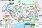 Metro map of Barcelona updated 2020