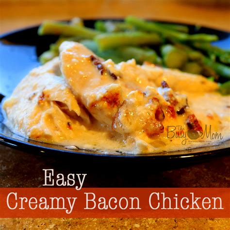 Easy Creamy Bacon Chicken Heidi St John