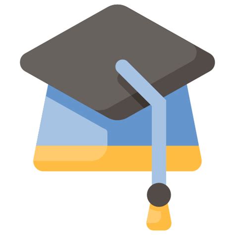 Sombrero De Graduacion Iconos Gratis De Educación