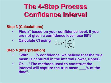 Ppt Confidence Intervals Powerpoint Presentation Free Download Id