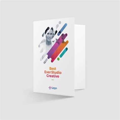 Colorful Professional Corporate Presentation Folder Template · Graphic