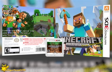 New nintendo 3ds, que incluye cinco packs de aspectos y dos packs de. Minecraft: Nintendo 3DS Edition Nintendo 3DS Box Art Cover ...