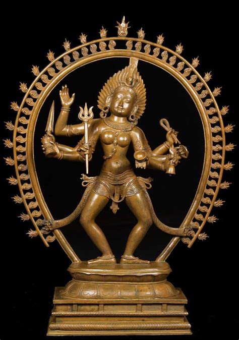 Bronze Dancing Trident Kali Statue 37 Kali Statue Hindu Statues Shiva Statue