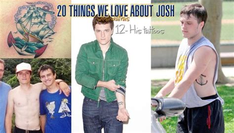 20 Things We Love About Josh His Tattoos Josh Hutcherson Hunger