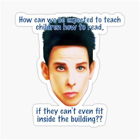 Share the best gifs now >>>. Zoolander Stickers | Redbubble