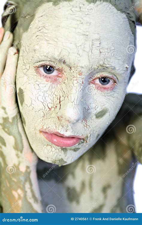 My Green Ugly Face Stock Image Image Of Studio Beauty 2740561