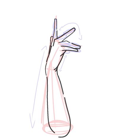 Reference Hand Base Drawing