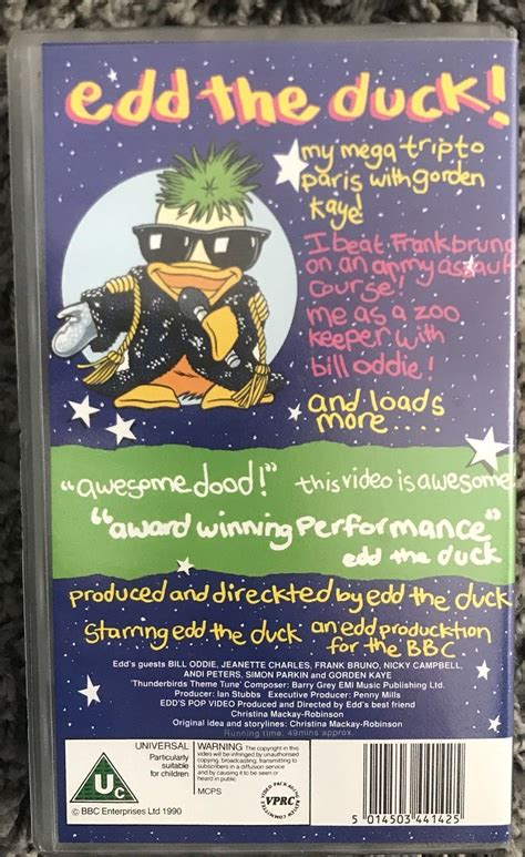 Image Edd The Duck Awesome Dood Rare Bbc Vhs 57  Bbc Video Uk Wiki Fandom Powered By