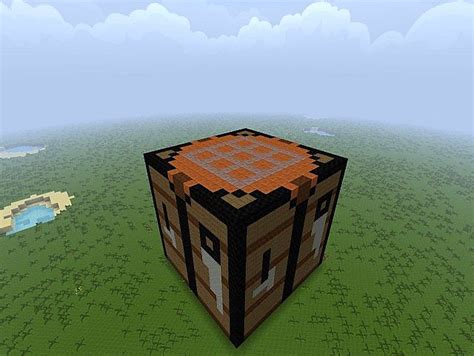 Right click the crafting table to open a 3x3 crafting space and your inventory. Giant Crafting Table! Minecraft Project