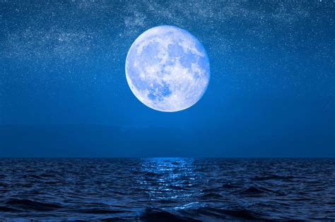 Romanticnightdiylover8 Full Moon Night Ocean Moon Over Ocean Waves