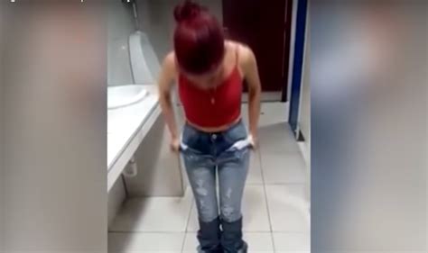 Shoplifter Caught Wearing Nine Pairs Of Jeans At The Same Time