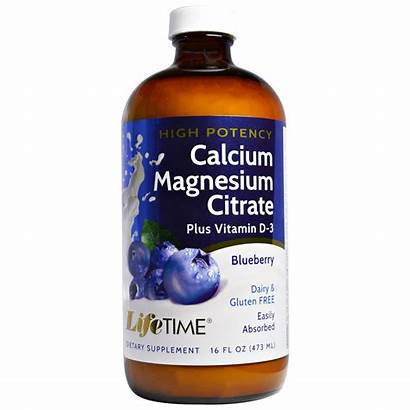 Magnesium Citrate Calcium Lifetime Vitamin Blueberry Potency
