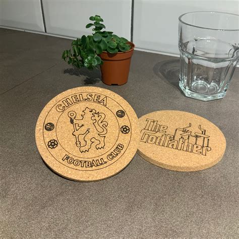 Set Of Personalised Cork Coasters Great T For Him Or Her Etsy Uk