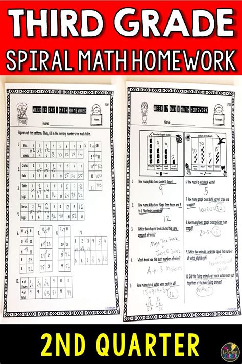 Chapter 8 extra practice & answers. 3rd Grade Math Spiral Review | 2nd Quarter | Math, Math ...