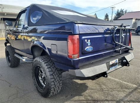 1987 1996 Ford Bronco Rear Bumper Iron Bull Bumpers