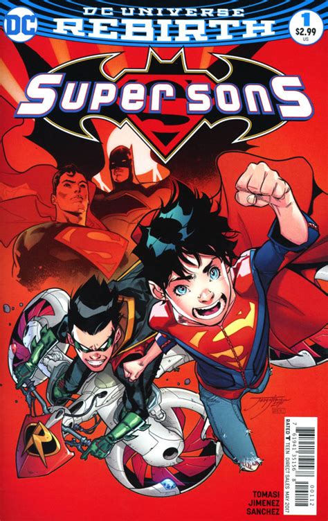 Super Sons 1 Cover F 2nd Ptg Jorge Jimenez Variant Cover
