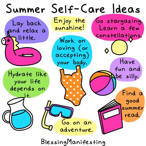 30 Summer Self Care Ideas Self Love Rainbow
