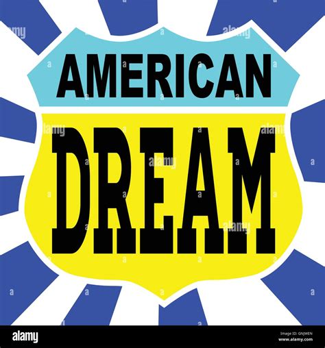 The American Dream Stock Vector Image And Art Alamy