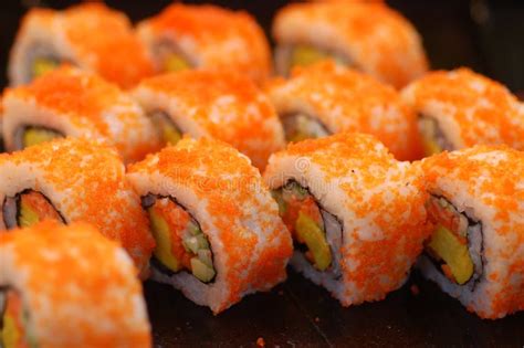 Japanese Sushi Rolls Stock Image Image Of Appetizing 51057169