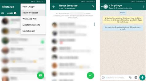 Broadcast List In WhatsApp To Create So It Goes