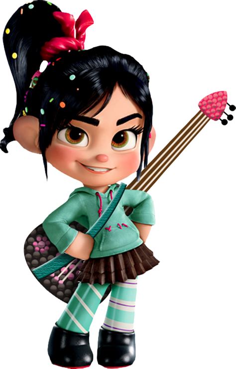 Vanellope And Her Guitar Cute Disney Characters Cute Disney Wreck