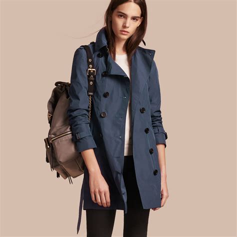 Lightweight Trench Coat In Navy Women Burberry United Kingdom