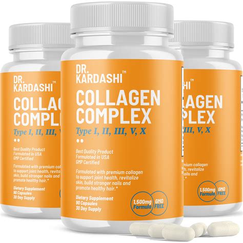 Collagen Capsules Complex Premium Collagen Pills ...