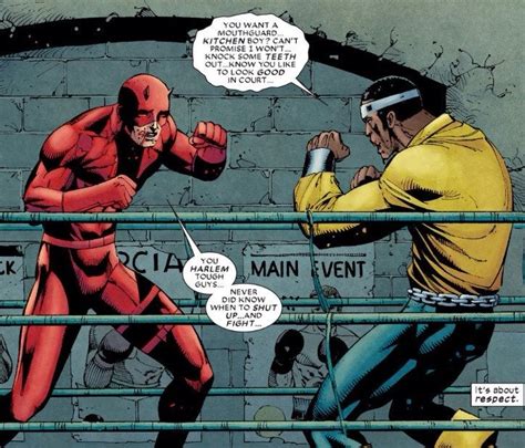 Excerpt Daredevil Vs Luke Cage Its All About Respect Issue