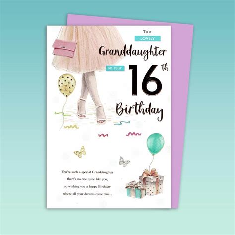 18 Happy 16th Birthday Granddaughter Wishes