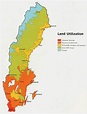 Sweden Geography Map | Sweden Map | Geography | Physical | Political | City