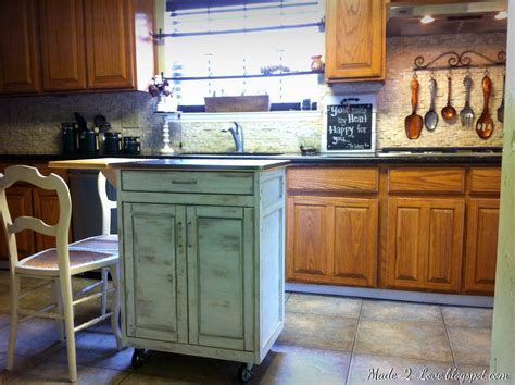 Made To Love Distressed Kitchen Island