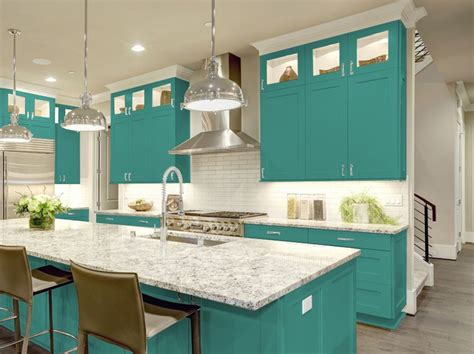 Turquoise Kitchen Cabinets Kitchen Cabinet Update Featuring The