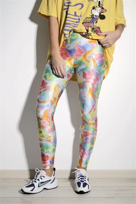 Retro 80s Leggings For Women Hot Milk Vintage 80s Clothing