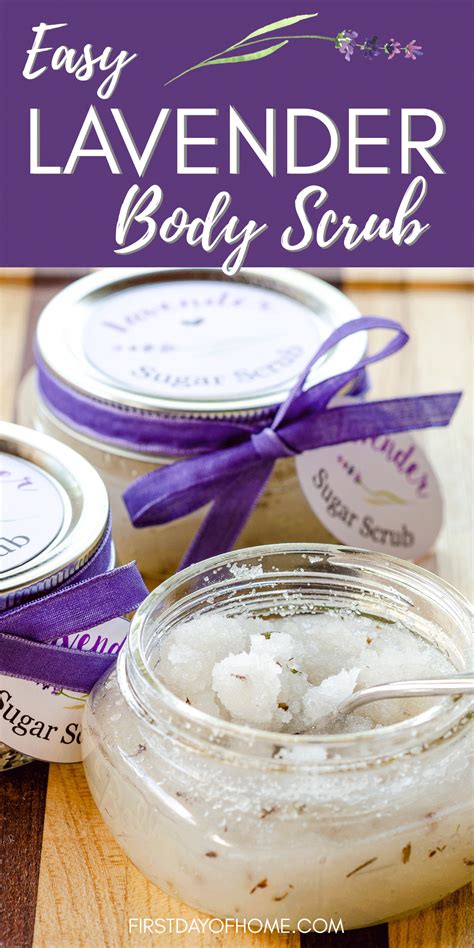 How To Make Lavender Sugar Scrub Easy Recipe With Free Tags