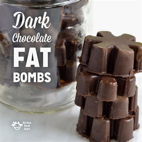 Low Carb Ketogenic Fat Bombs With Dark Chocolate